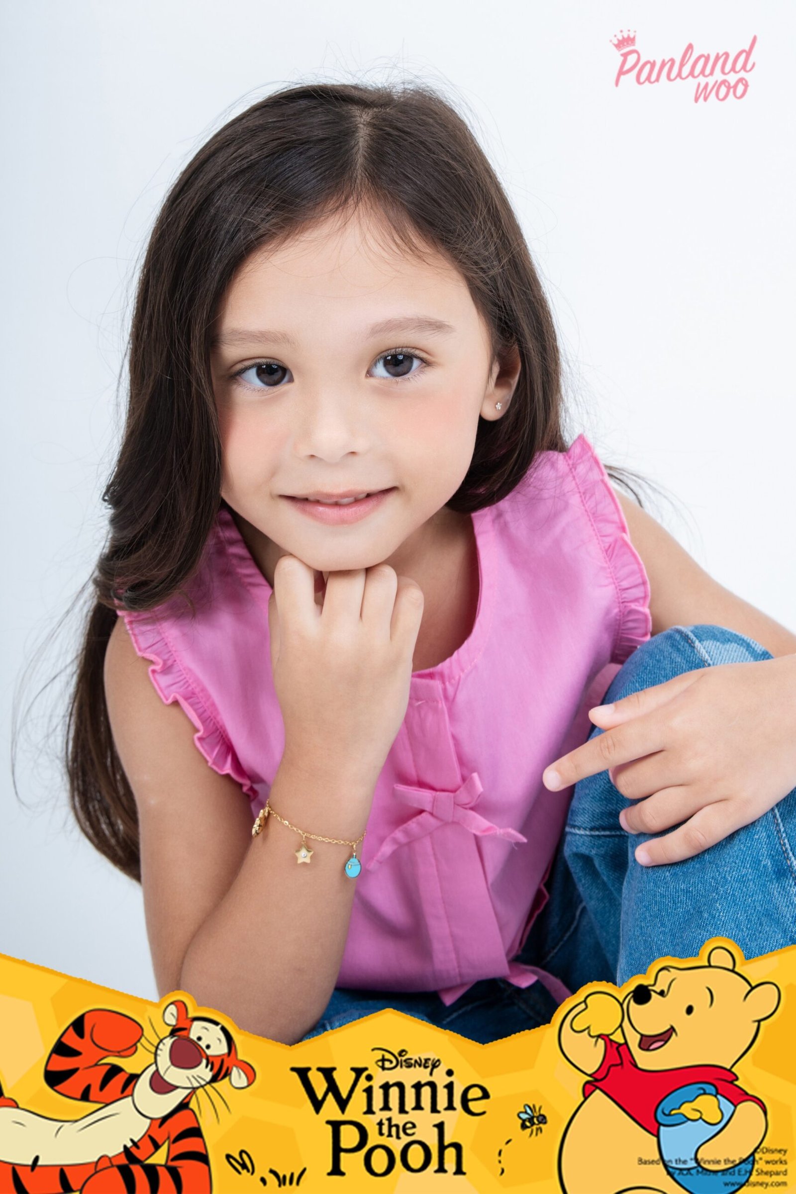 Panlandwoo Kids - Winnie The Pooh Collection - Gelang Tangan Titanium Anak Theron Adjustable - Gambar 9