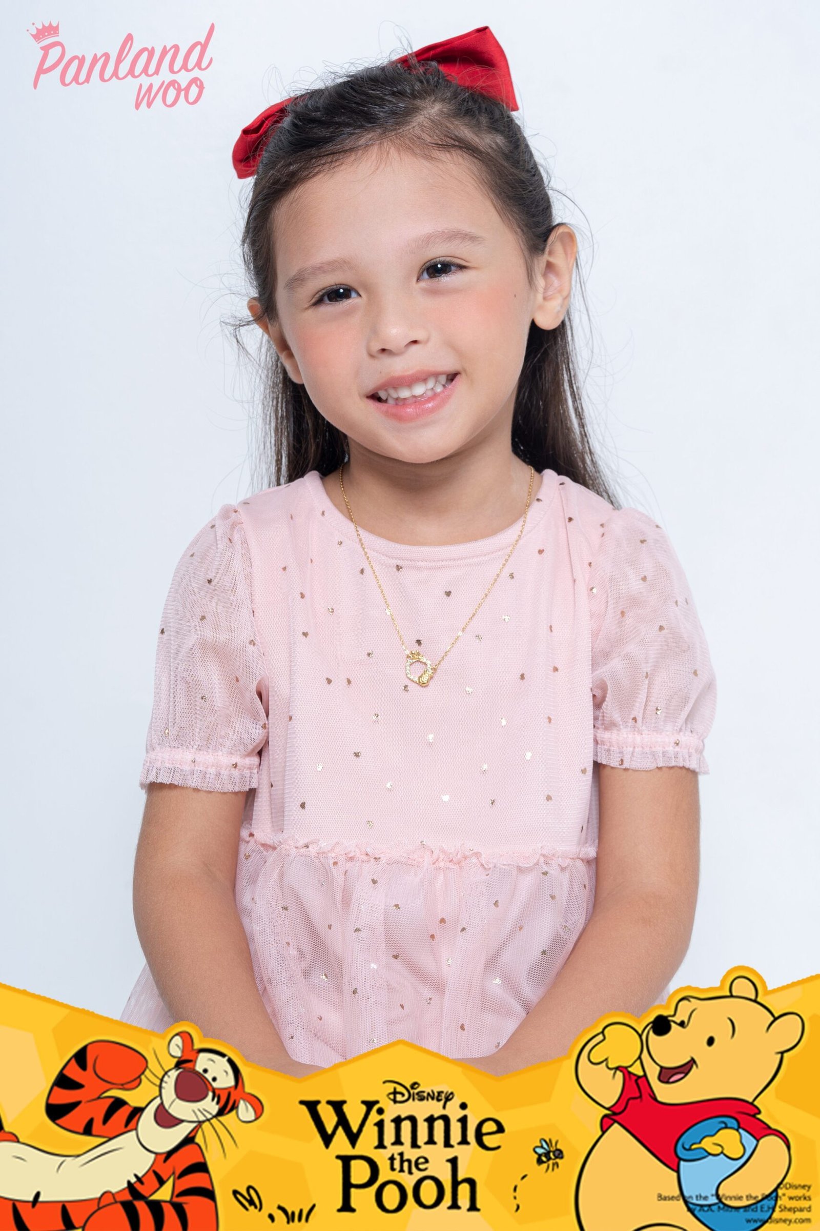 Panlandwoo Kids - Winnie The Pooh Collection - Kalung Titanium Anak Canvas Adjustable - Gambar 7