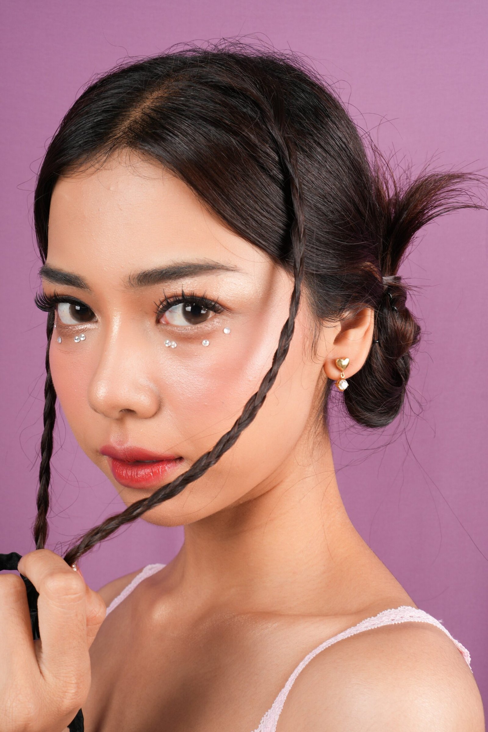 Panlandwoo - Anting Tusuk Titanium Wanita Livea - Gambar 4