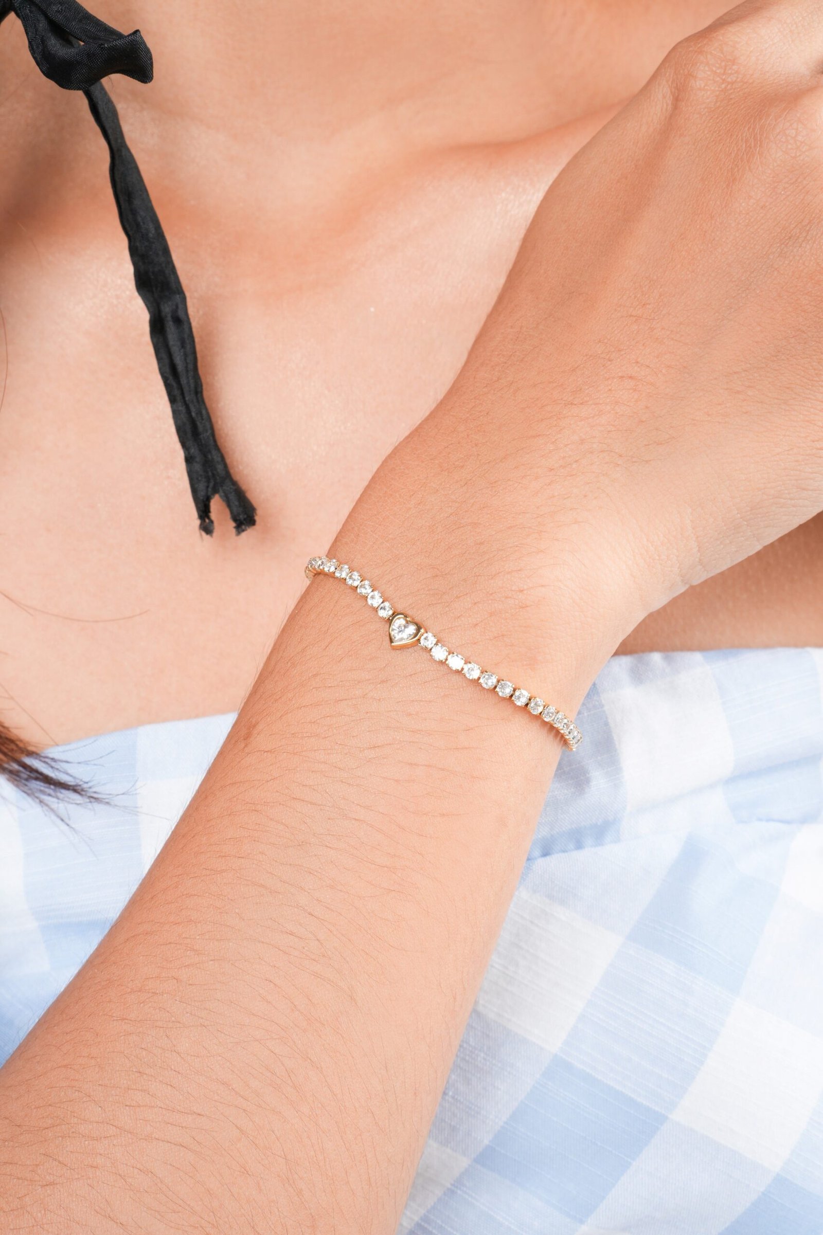 Panlandwoo - Gelang Tangan Titanium Wanita Averly Adjustable - Gambar 2
