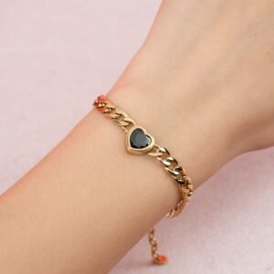 Panlandwoo - Gelang Tangan Titanium Wanita Fiorin Adjustable - Gambar 4