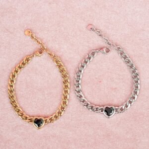Panlandwoo - Gelang Tangan Titanium Wanita Fiorin Adjustable - Gambar 5