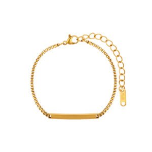 Panlandwoo - Gelang Tangan Titanium Wanita Kirby Adjustable
