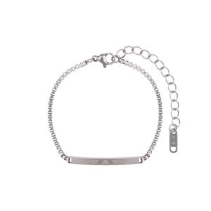 Panlandwoo - Gelang Tangan Titanium Wanita Kirby Adjustable - Gambar 3