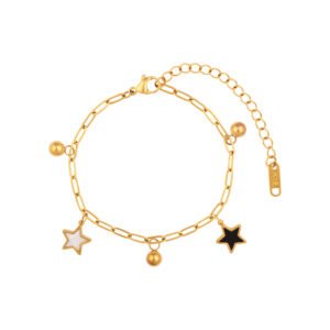 Panlandwoo - Gelang Tangan Titanium Wanita Ruel Adjustable