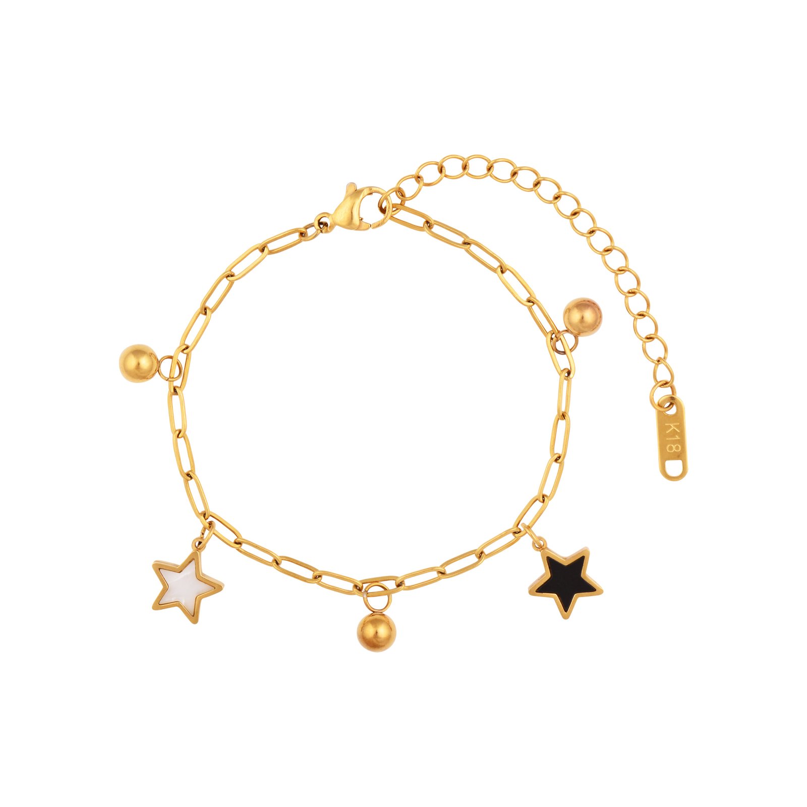 Panlandwoo - Gelang Tangan Titanium Wanita Ruel Adjustable
