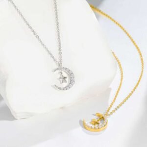 Panlandwoo - Kalung Titanium Wanita Lubna Adjustable - Gambar 8