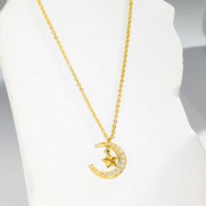 Panlandwoo - Kalung Titanium Wanita Lubna Adjustable - Gambar 7