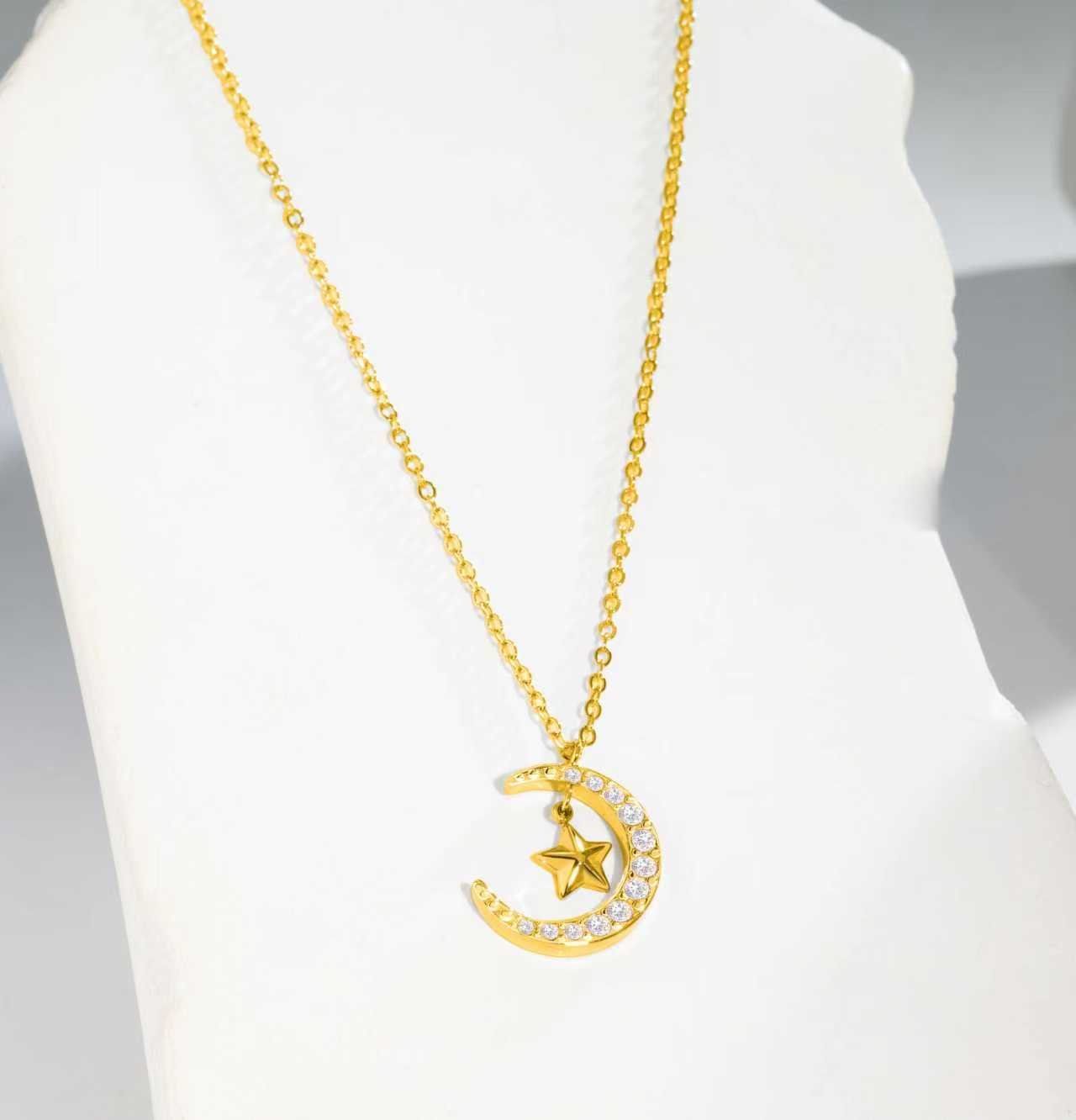 Panlandwoo - Kalung Titanium Wanita Lubna Adjustable - Gambar 7