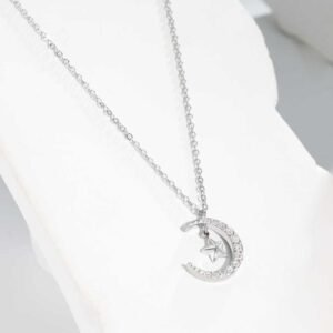 Panlandwoo - Kalung Titanium Wanita Lubna Adjustable - Gambar 4