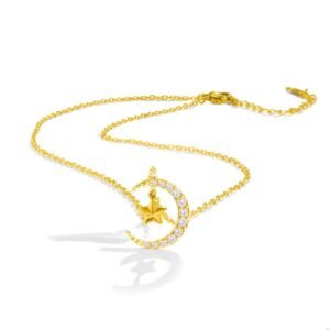 Panlandwoo - Kalung Titanium Wanita Lubna Adjustable - Gambar 3