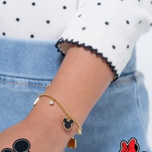 Panlandwoo Kids - Mickey & Minnie Mouse Collection - Gelang Tangan Titanium Anak Toptap Adjustable - Gambar 3