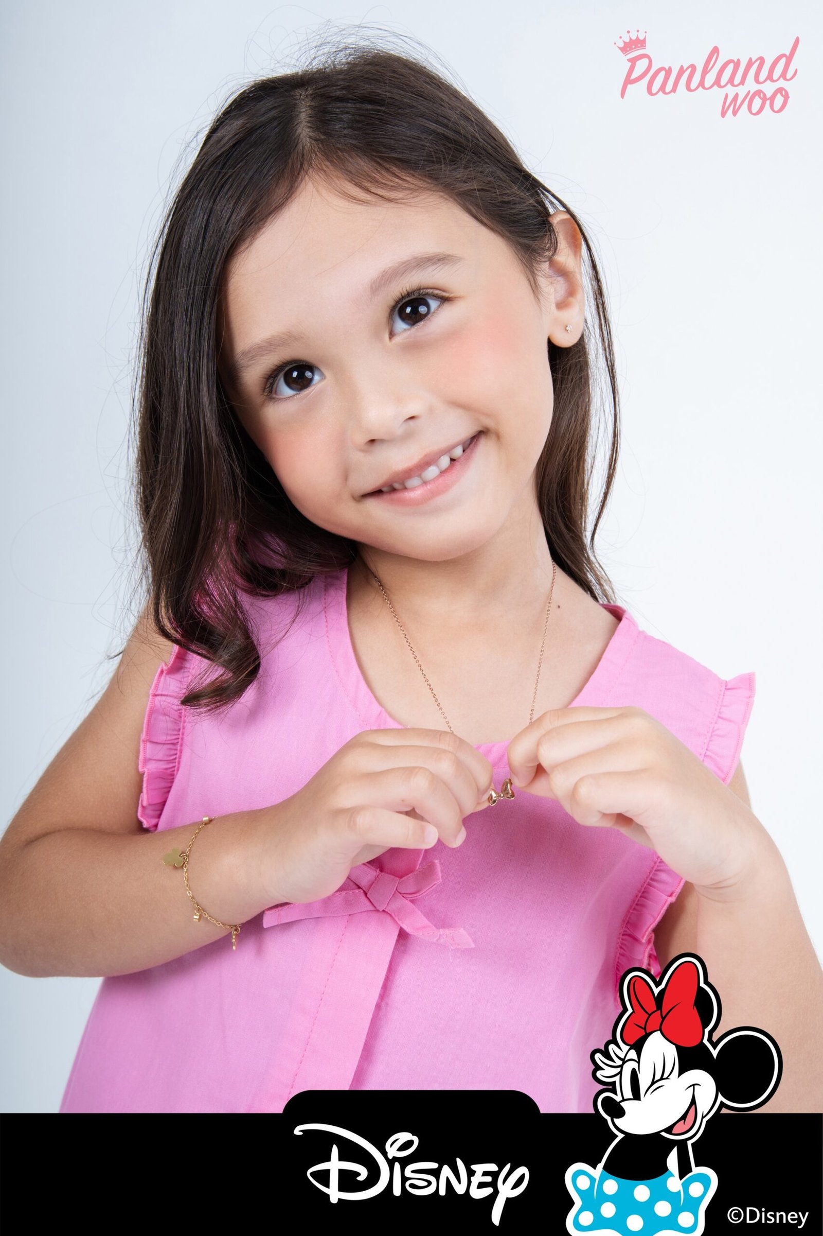 Panlandwoo Kids - Mickey & Minnie Mouse Collection - Gelang Tangan Titanium Anak Linetta Adjustable - Gambar 3