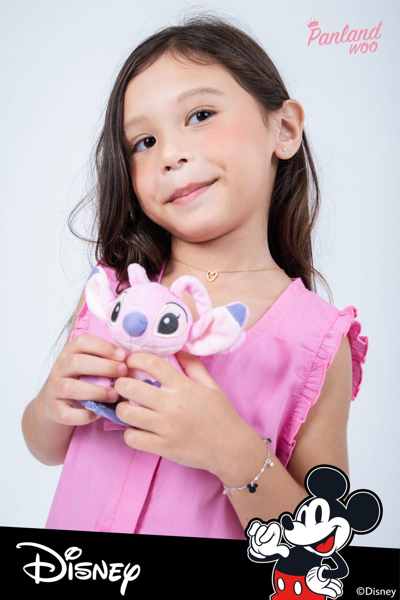 Panlandwoo Kids - Mickey & Minnie Mouse Collection - Gelang Tangan Titanium Anak Sen Adjustable - Gambar 5