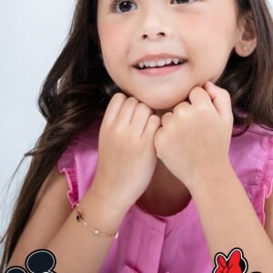 Panlandwoo Kids - Mickey & Minnie Mouse Collection - Gelang Tangan Titanium Anak Momo Adjustable - Gambar 5