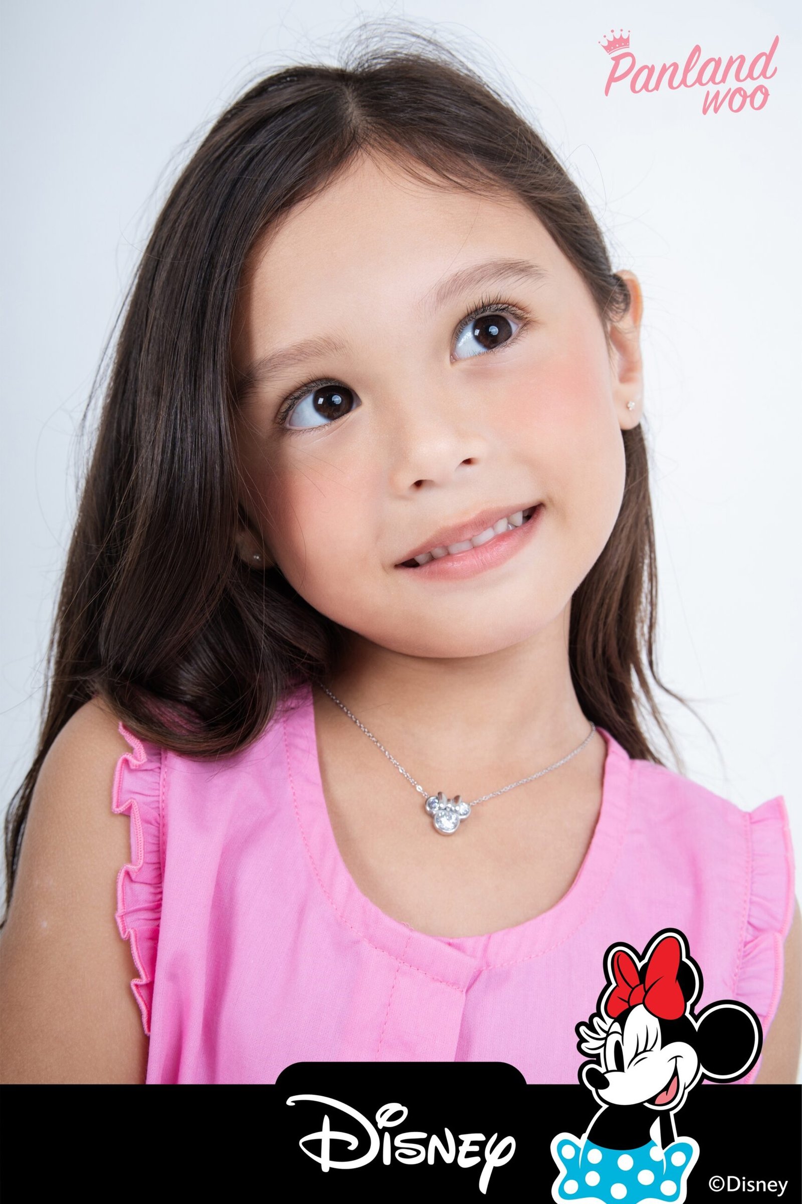 Panlandwoo Kids - Mickey & Minnie Mouse Collection - Kalung Titanium Anak Lylo Adjustable - Gambar 3