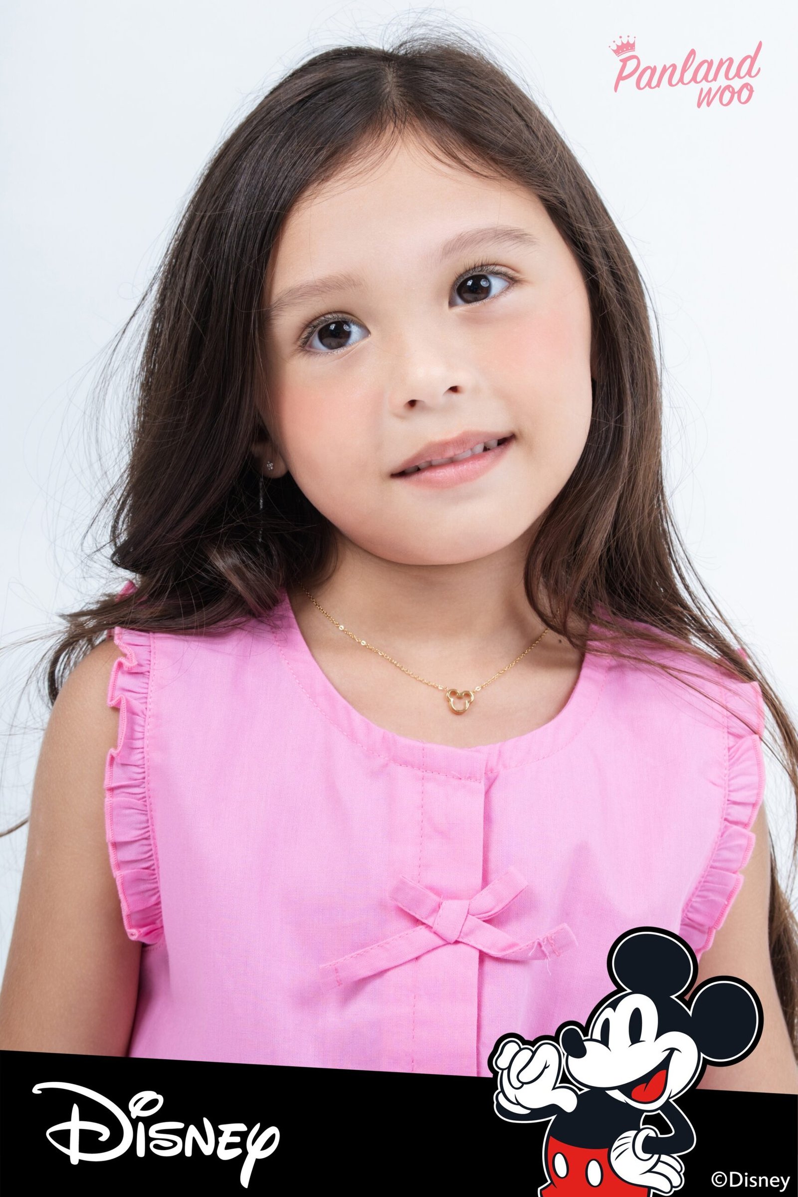 Panlandwoo Kids - Mickey & Minnie Mouse Collection - Kalung Titanium Anak Melinda Adjustable - Gambar 3