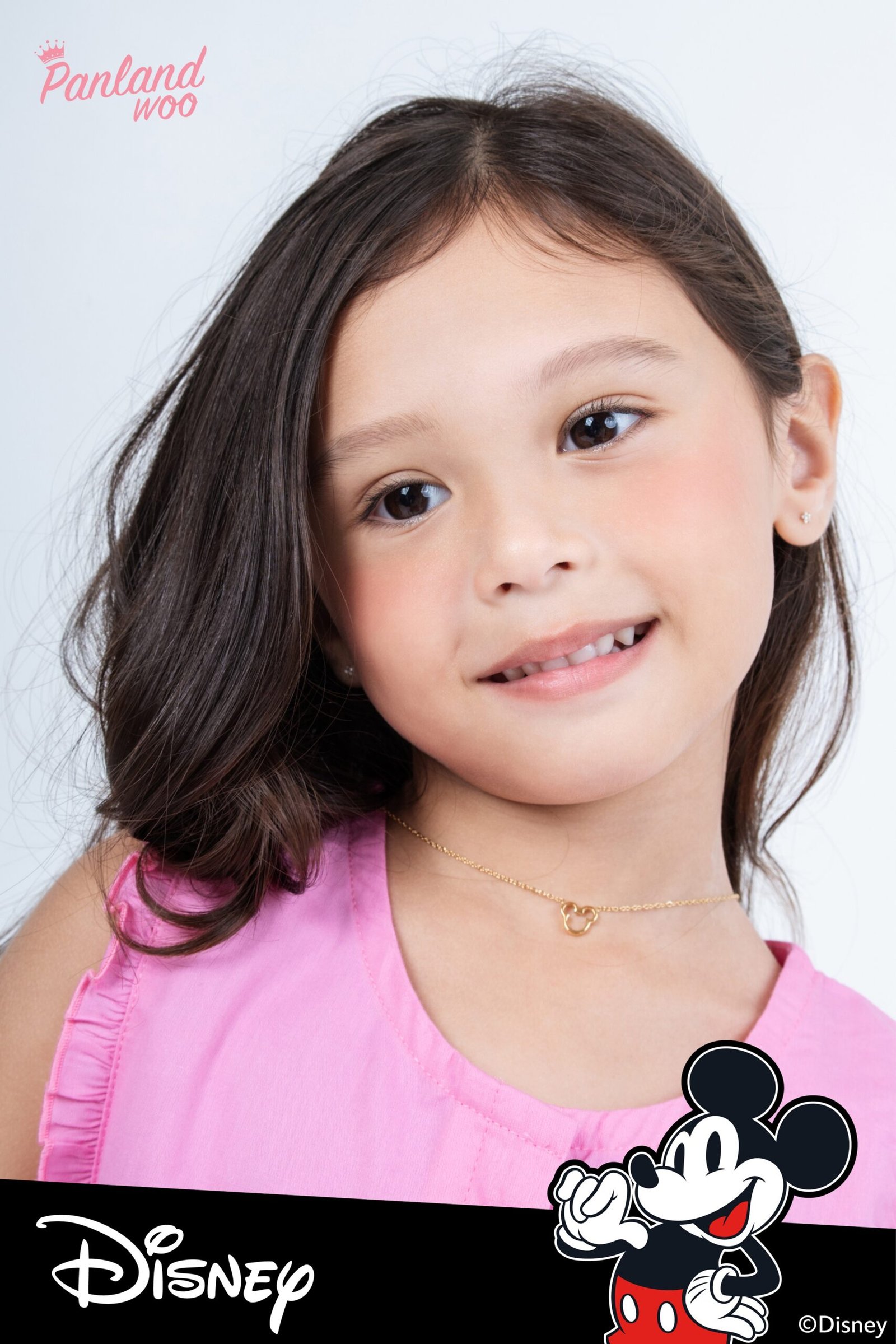 Panlandwoo Kids - Mickey & Minnie Mouse Collection - Kalung Titanium Anak Melinda Adjustable - Gambar 7