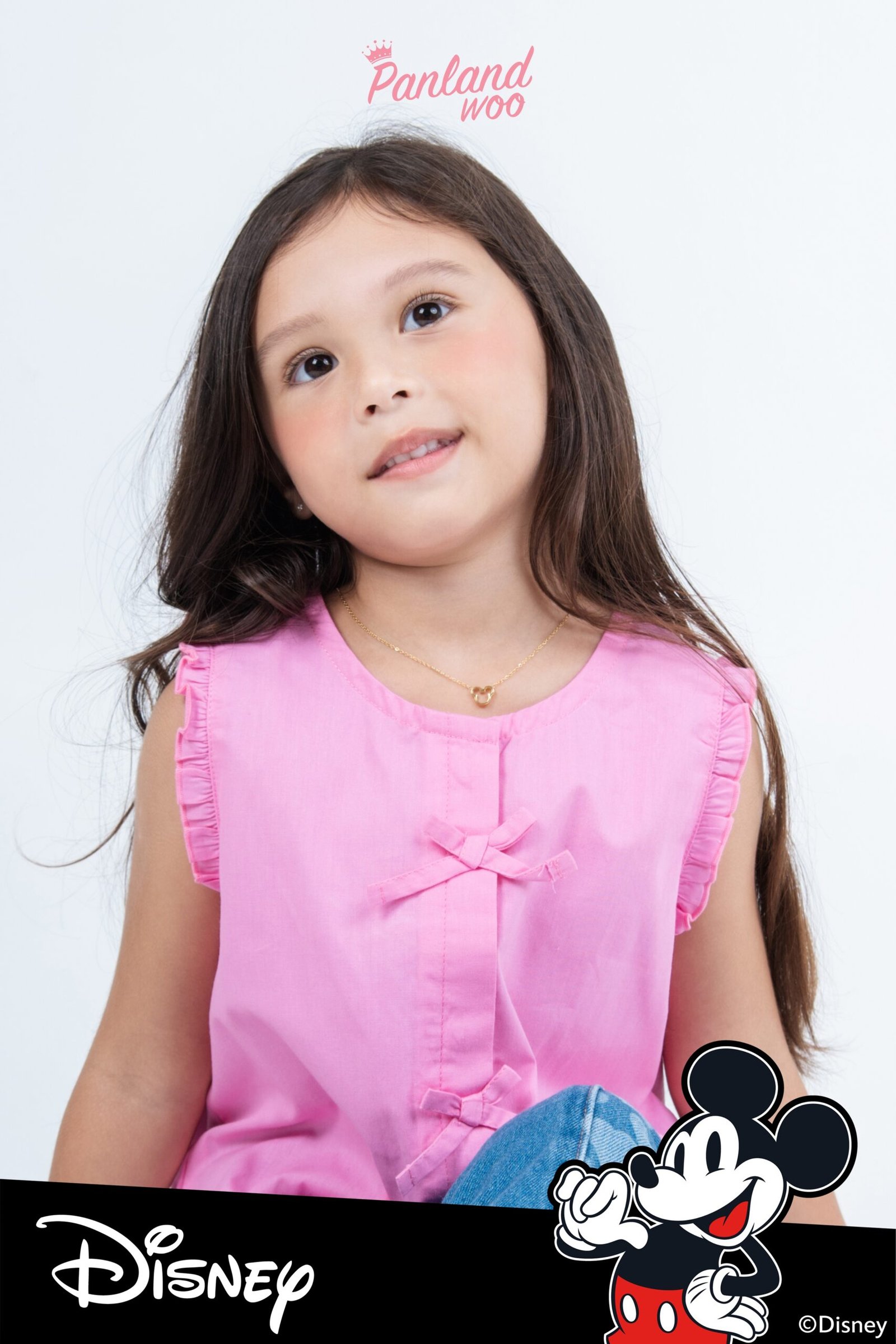 Panlandwoo Kids - Mickey & Minnie Mouse Collection - Kalung Titanium Anak Melinda Adjustable - Gambar 6