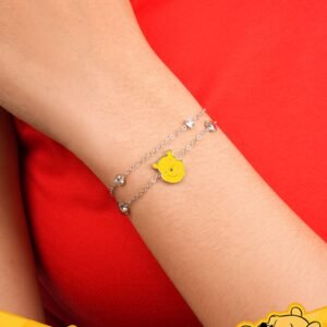 Panlandwoo - Winnie The Pooh Collection - Gelang Tangan Titanium Wanita Kagami Adjustable - Gambar 3