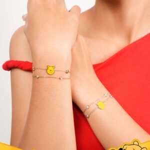 Panlandwoo - Winnie The Pooh Collection - Gelang Tangan Titanium Wanita Kagami Adjustable - Gambar 4