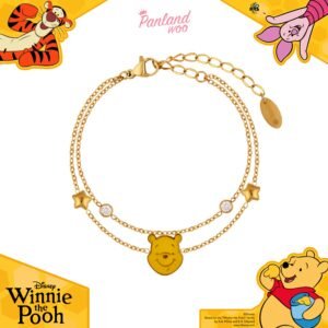 Panlandwoo - Winnie The Pooh Collection - Gelang Tangan Titanium Wanita Kagami Adjustable