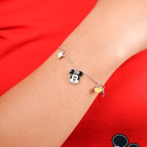 Panlandwoo - Mickey & Minnie Mouse Collection - Gelang Tangan Titanium Wanita Campbell Adjustable - Gambar 7