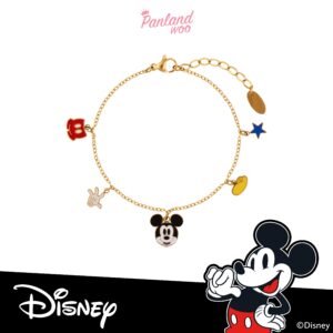 Panlandwoo - Mickey & Minnie Mouse Collection - Gelang Tangan Titanium Wanita Campbell Adjustable