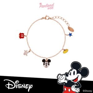 Panlandwoo - Mickey & Minnie Mouse Collection - Gelang Tangan Titanium Wanita Campbell Adjustable - Gambar 8