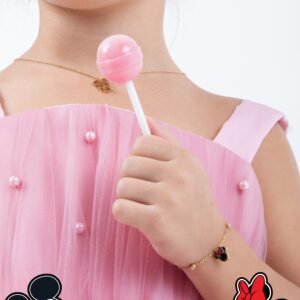 Panlandwoo Kids - Mickey & Minnie Mouse Collection - Gelang Tangan Titanium Anak Cookie Adjustable - Gambar 3