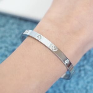 Panlandwoo - Gelang Bangle Titanium Wanita Butter - Gambar 8