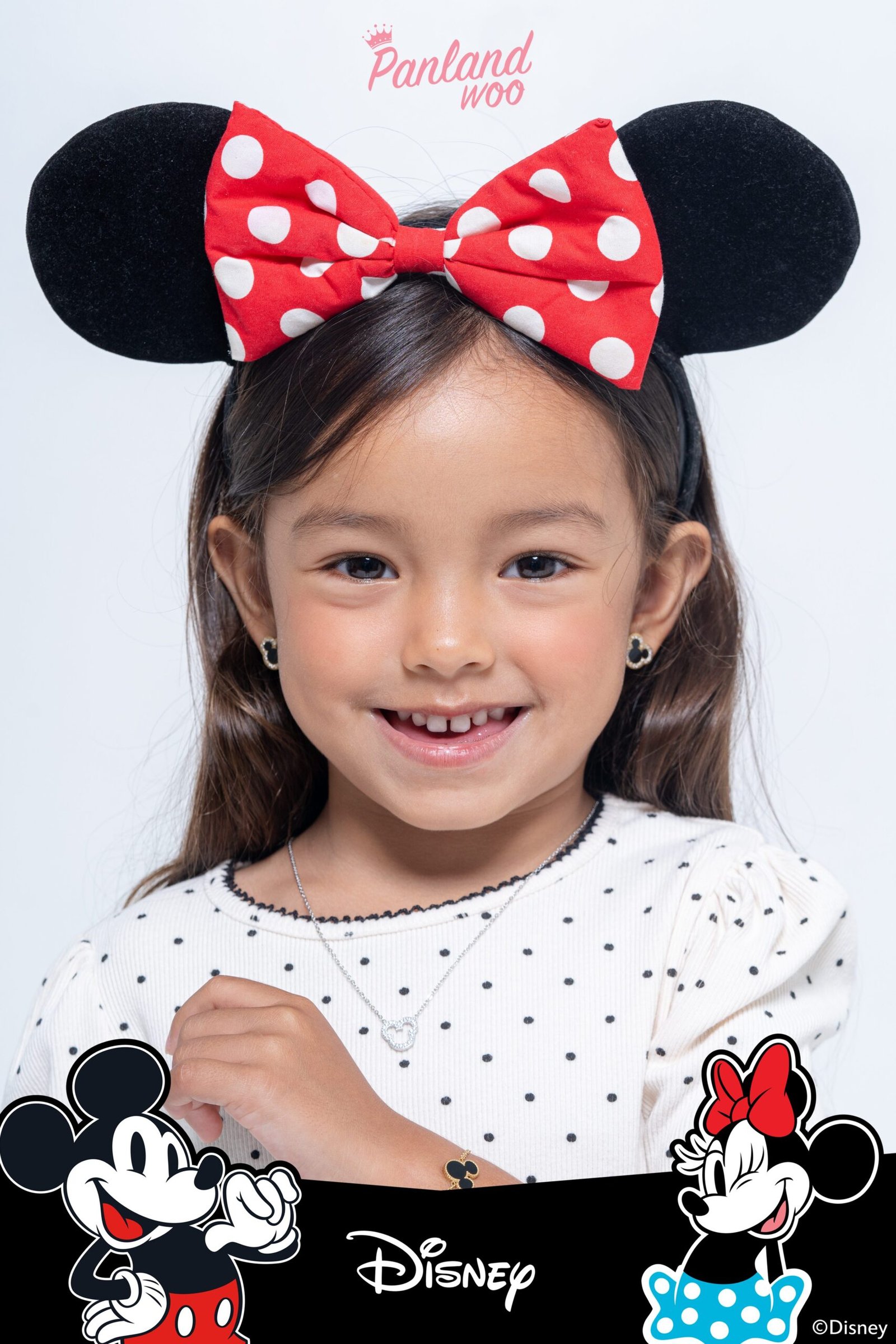 Panlandwoo Kids - Mickey & Minnie Mouse Collection - Kalung Titanium Anak Titan Adjustable - Gambar 7