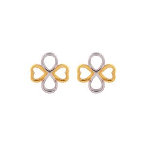 Panlandwoo - Anting Tusuk Titanium Wanita Heart Infinity - Gambar 4