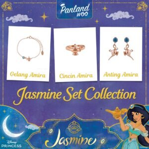 Panlandwooo - Jasmine Set Collection - Get 3 Products (Gelang + Cincin + Anting) - Gambar 3