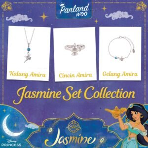 Panlandwooo - Jasmine Set Collection - Get 3 Products (Kalung + Cincin + Gelang) - Gambar 3
