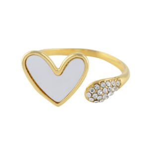 Panlandwoo - Cincin Titanium Wanita Calandra Adjustable - Gambar 4