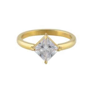 Panlandwoo - Cincin Titanium Wanita Bertie - Gambar 4