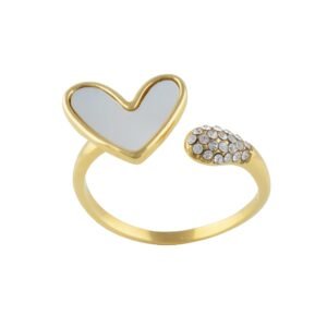 Panlandwoo - Cincin Titanium Wanita Calandra Adjustable