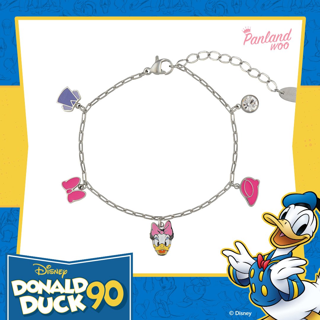 Panlandwoo Kids - Donald Duck & Friends Collection - Gelang Tangan Titanium Anak Porsha Adjustable