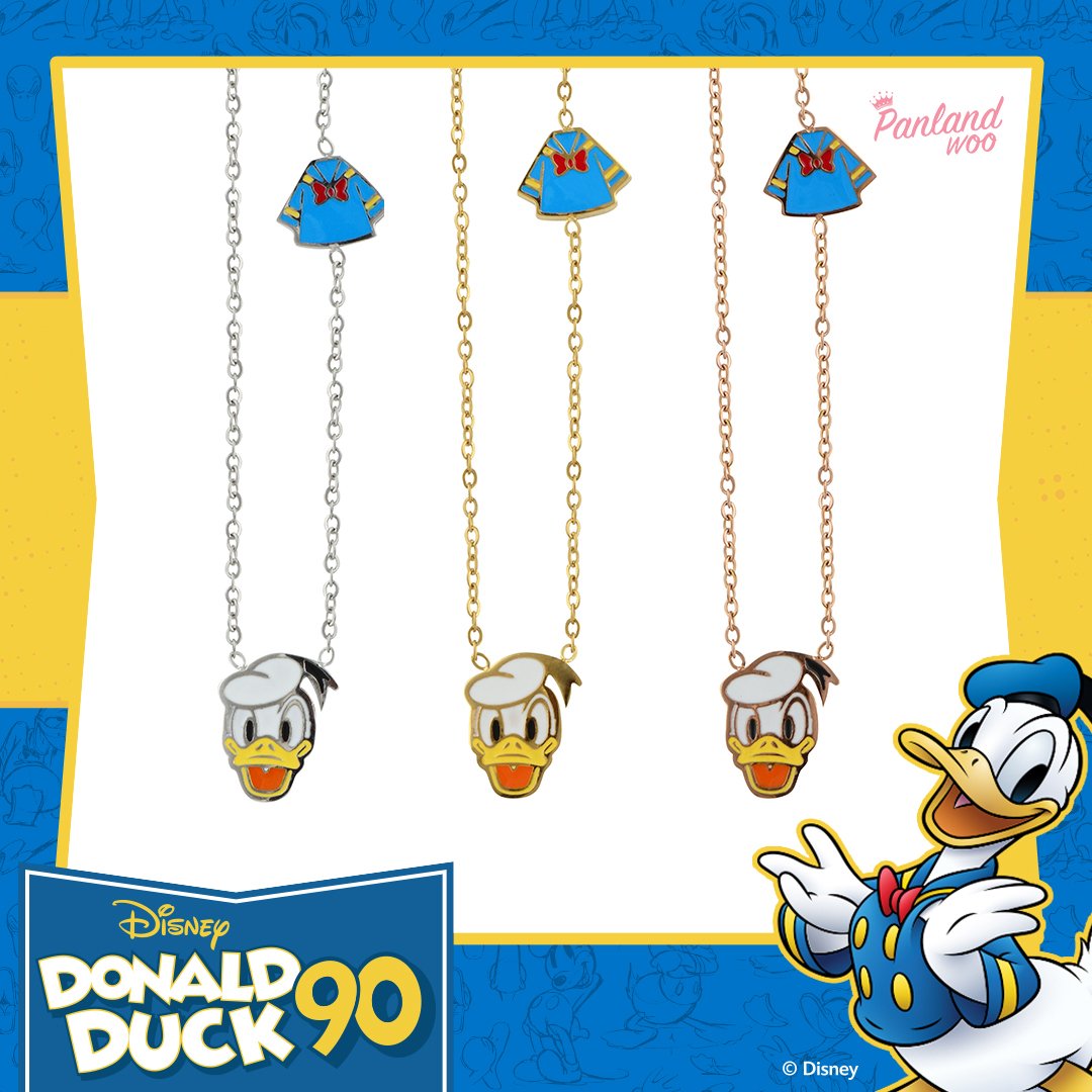 Panlandwoo Kids - Donald Duck & Friends Collection - Kalung Titanium Anak Clinton Adjustable - Gambar 7
