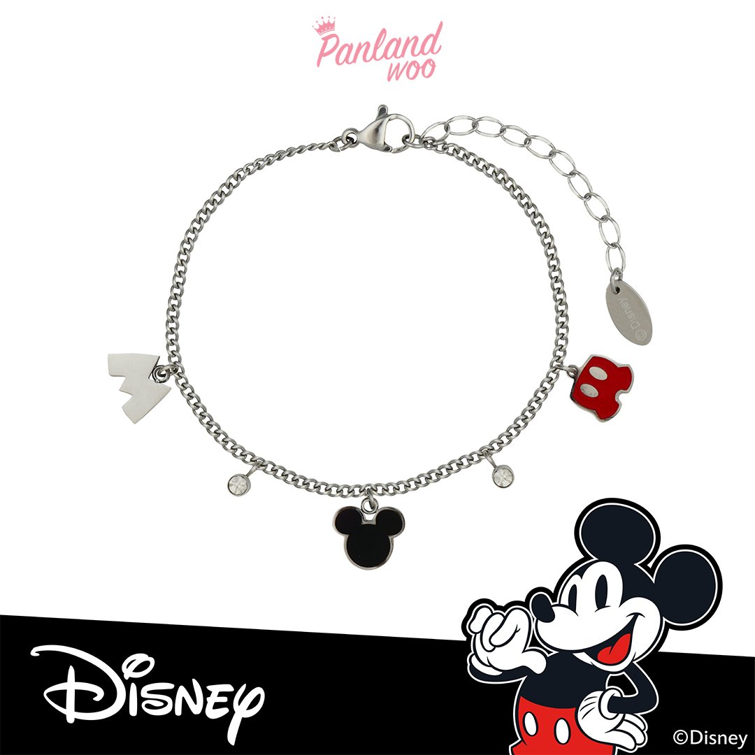 Panlandwoo Kids - Mickey & Minnie Mouse Collection - Gelang Tangan Titanium Anak Toptap Adjustable - Gambar 4