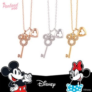 Panlandwoo Kids - Mickey & Minnie Mouse Collection - Kalung Titanium Anak Honeydew Adjustable - Gambar 4