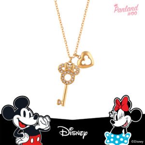 Panlandwoo Kids - Mickey & Minnie Mouse Collection - Kalung Titanium Anak Honeydew Adjustable