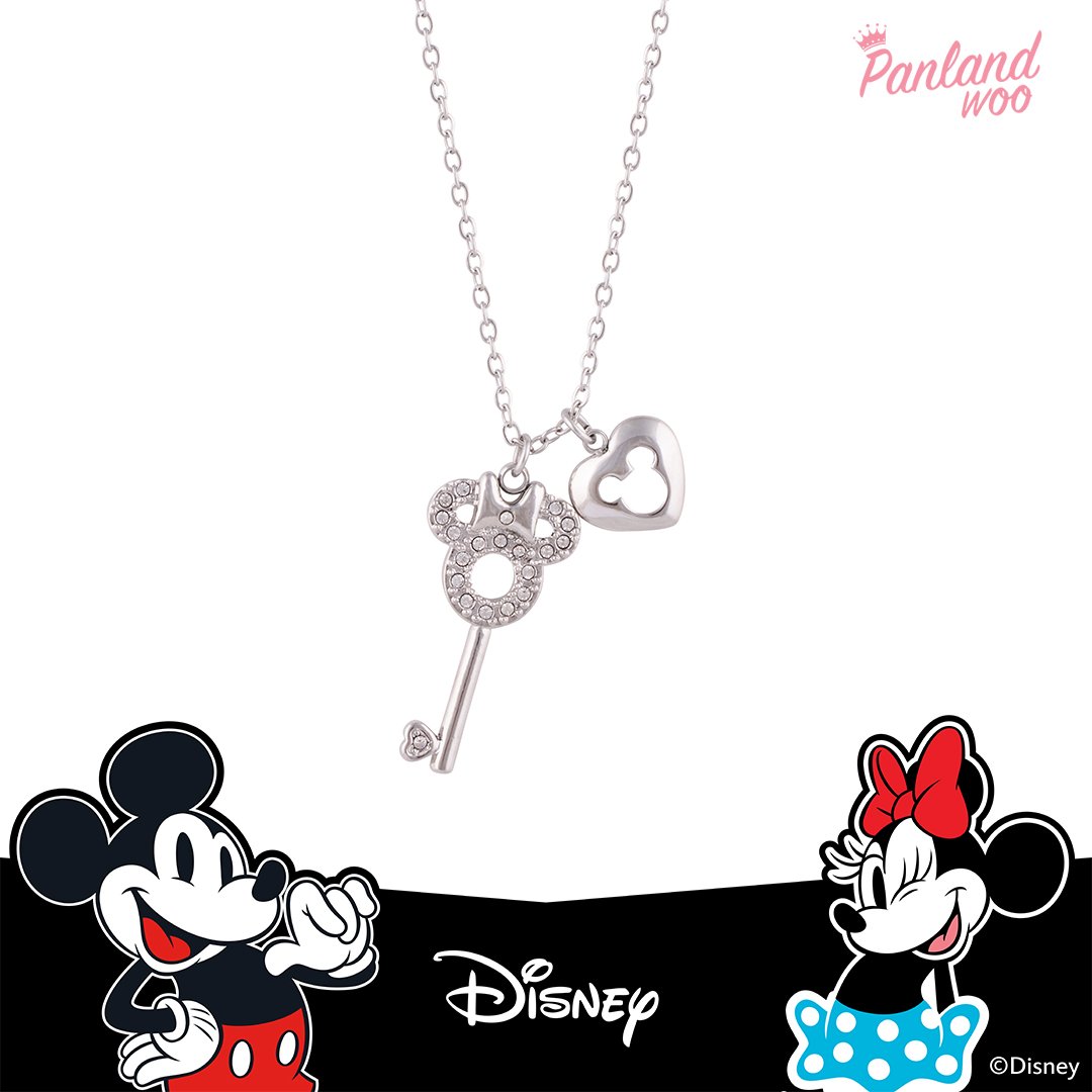 Panlandwoo Kids - Mickey & Minnie Mouse Collection - Kalung Titanium Anak Honeydew Adjustable - Gambar 5