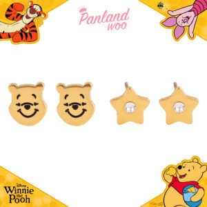 Panlandwoo Kids - Winnie The Pooh Collection - Anting Set Titanium Anak Aero