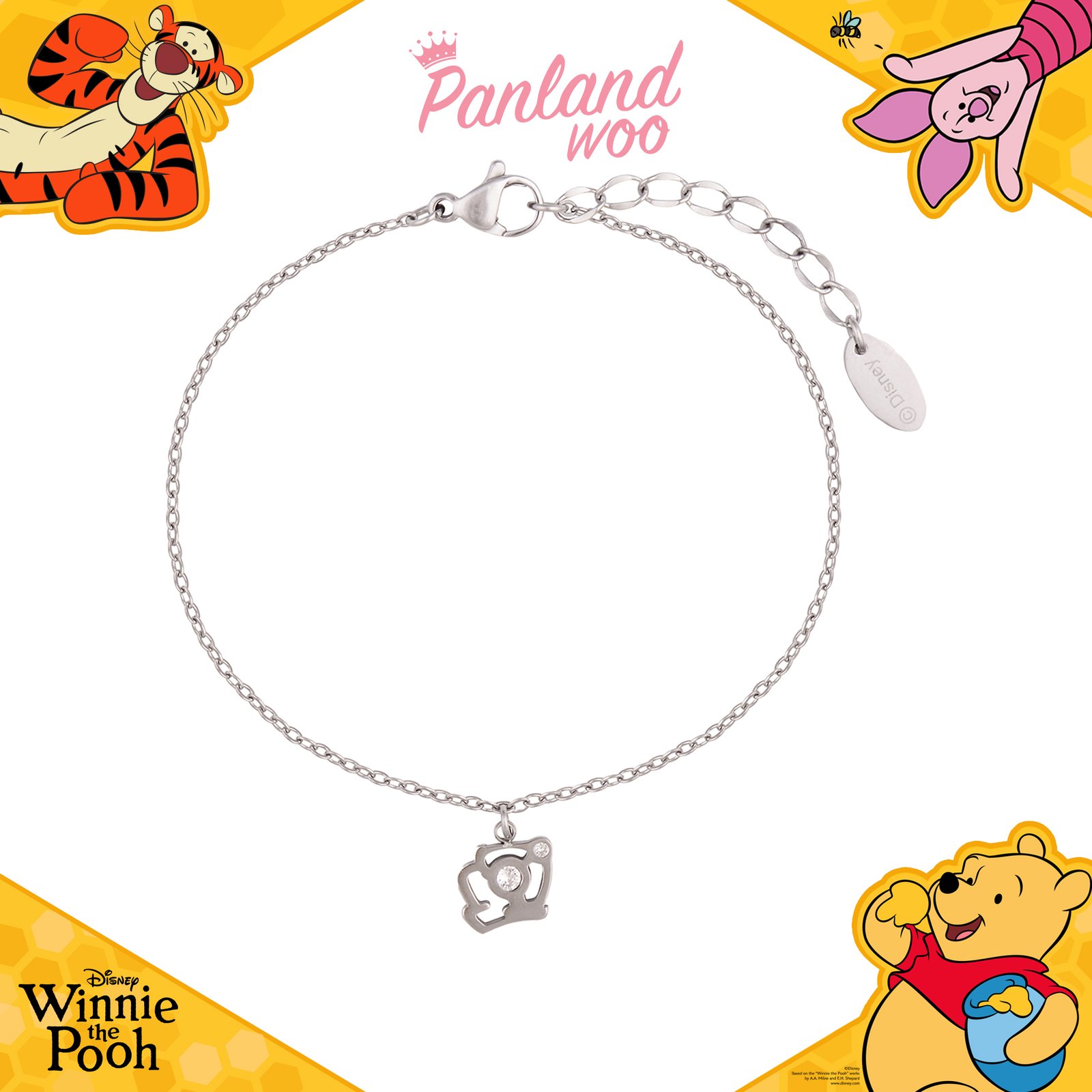 Panlandwoo Kids - Winnie The Pooh Collection - Gelang Tangan Titanium Anak Icarus Adjustable - Gambar 5