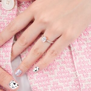 Panlandwoo - Cincin Titanium Wanita Ree - Gambar 4