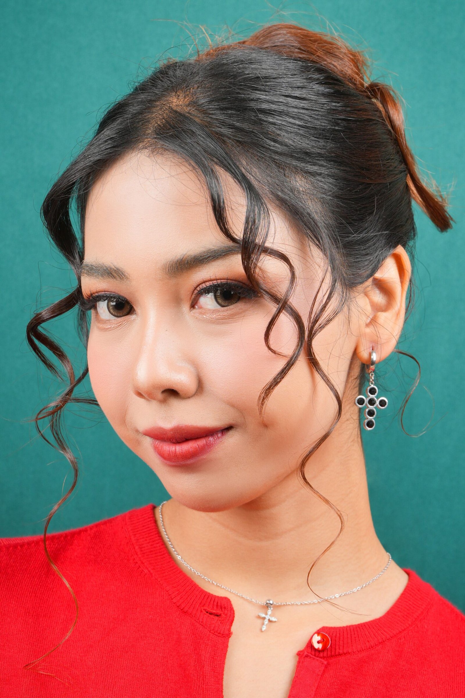 Panlandwoo - Anting Hoop Titanium Wanita Nuri - Gambar 6