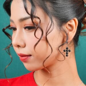 Panlandwoo - Anting Hoop Titanium Wanita Nuri - Gambar 2