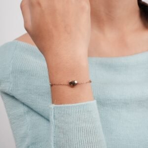 Panlandwoo - Gelang Tangan Titanium Wanita Gerda Adjustable - Gambar 2